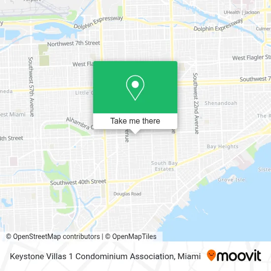 Keystone Villas 1 Condominium Association map
