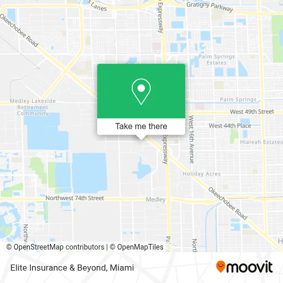 Elite Insurance & Beyond map