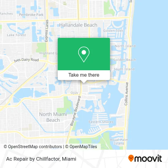 Ac Repair by Chillfactor map