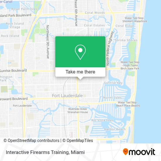Interactive Firearms Training map