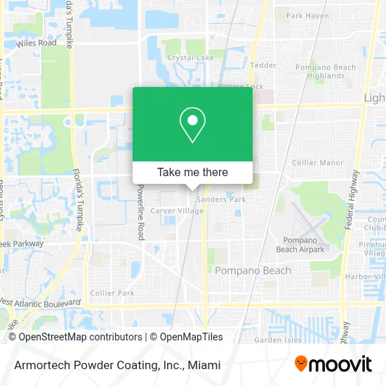 Armortech Powder Coating, Inc. map