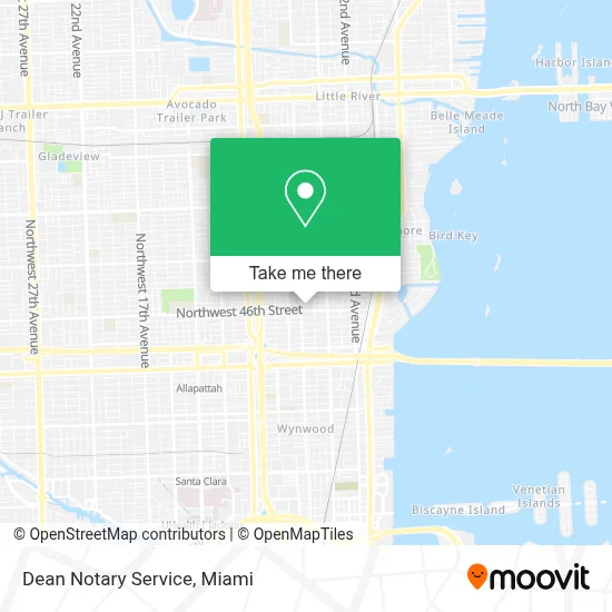 Dean Notary Service map