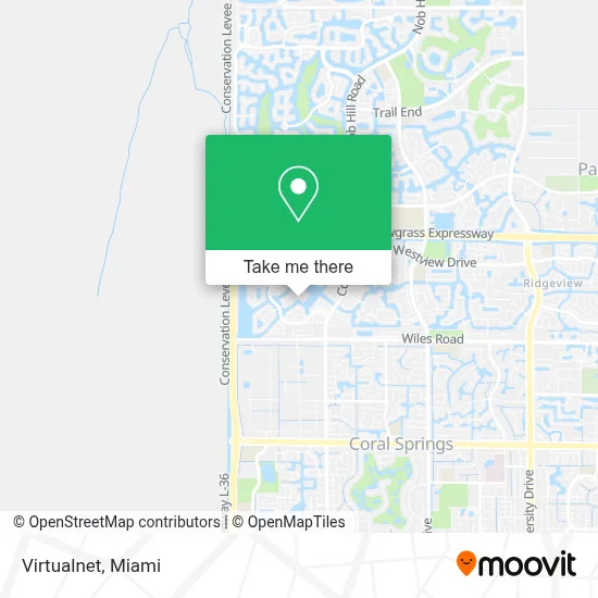 Virtualnet map