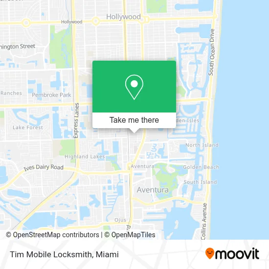 Tim Mobile Locksmith map