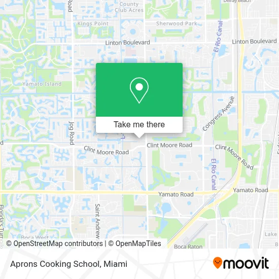 Aprons Cooking School map
