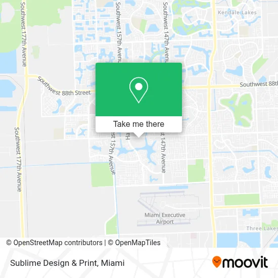 Sublime Design & Print map