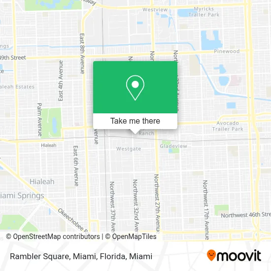 Rambler Square, Miami, Florida map