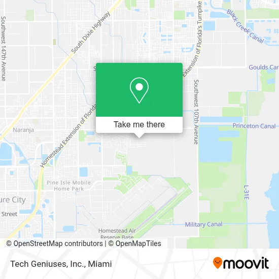 Tech Geniuses, Inc. map