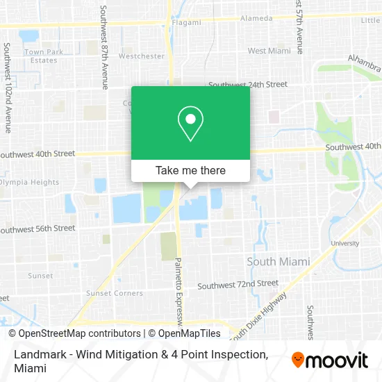 Landmark - Wind Mitigation & 4 Point Inspection map