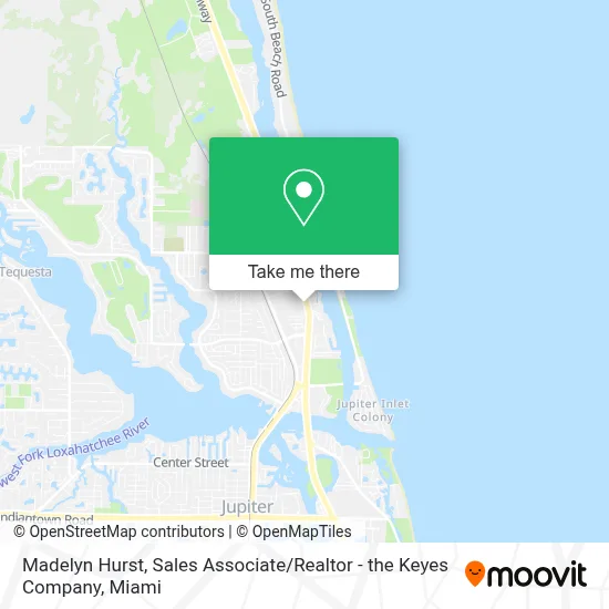 Madelyn Hurst, Sales Associate / Realtor - the Keyes Company map