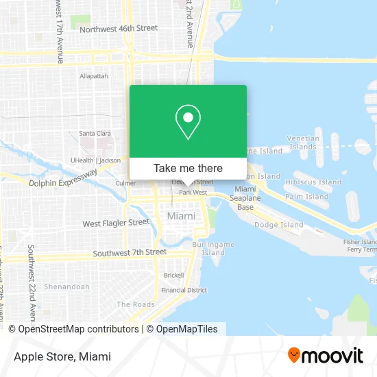 Apple Store map