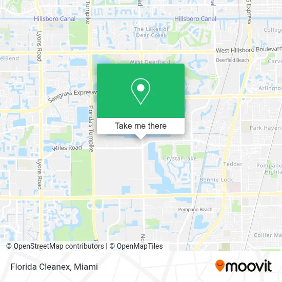 Florida Cleanex map