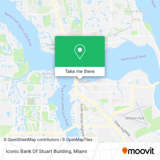 Iconic Bank Of Stuart Building map
