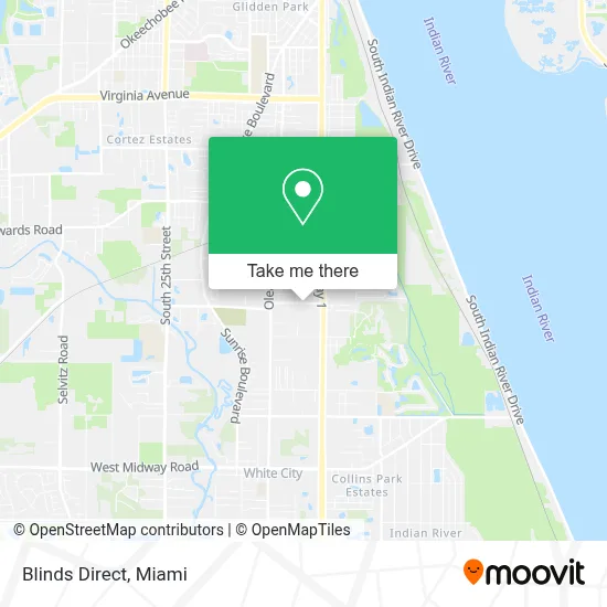 Blinds Direct map