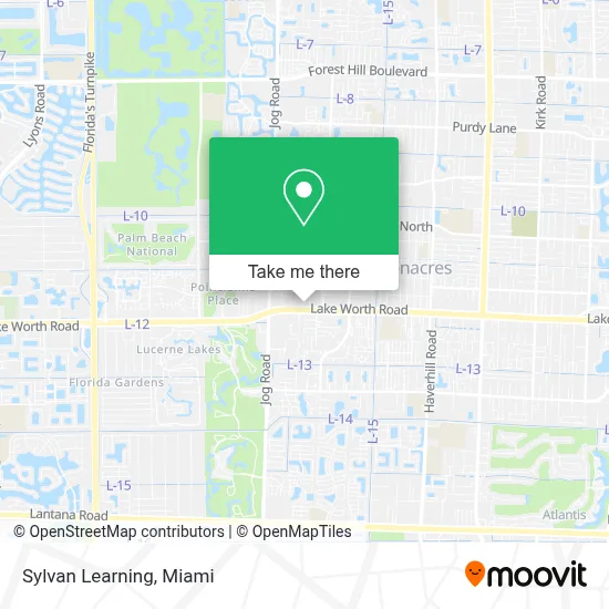 Sylvan Learning map