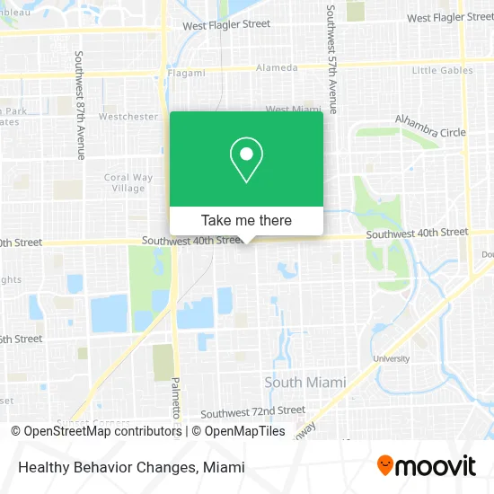 Healthy Behavior Changes map