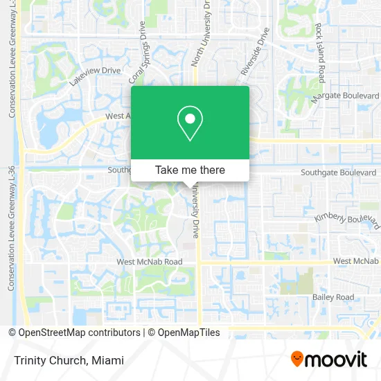 Trinity Church map