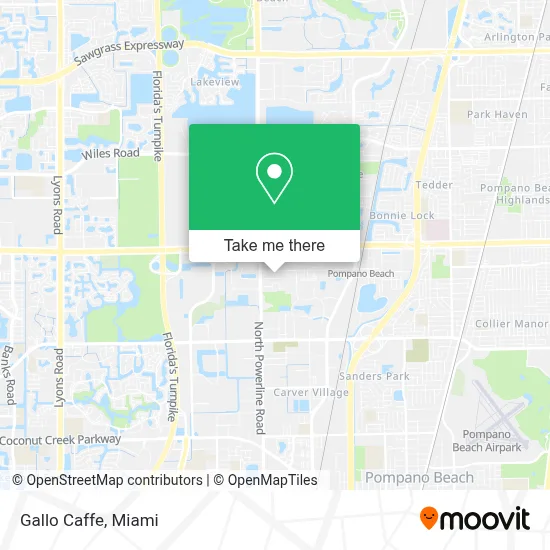Gallo Caffe map