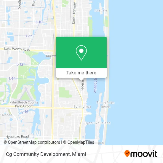 Cg Community Development map