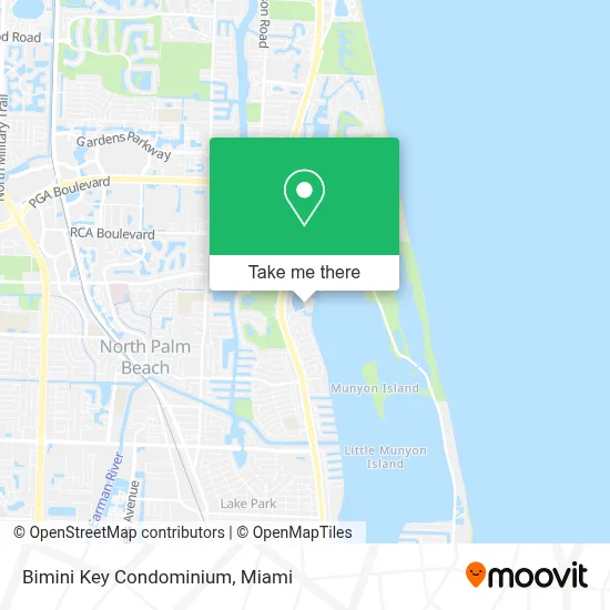 Bimini Key Condominium map