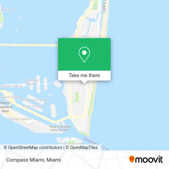 Compass Miami map