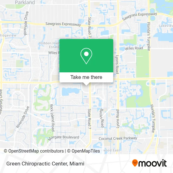 Green Chiropractic Center map