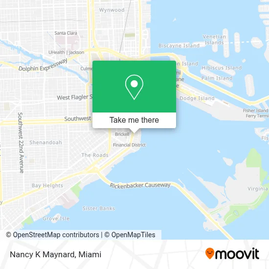 Nancy K Maynard map