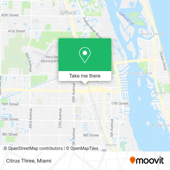 Citrus Three map