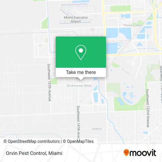 Orvin Pest Control map