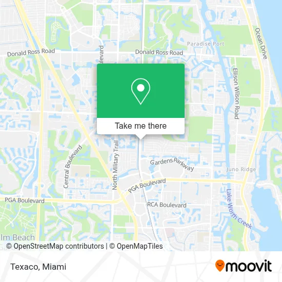 Texaco map