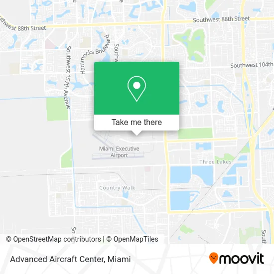 Advanced Aircraft Center map