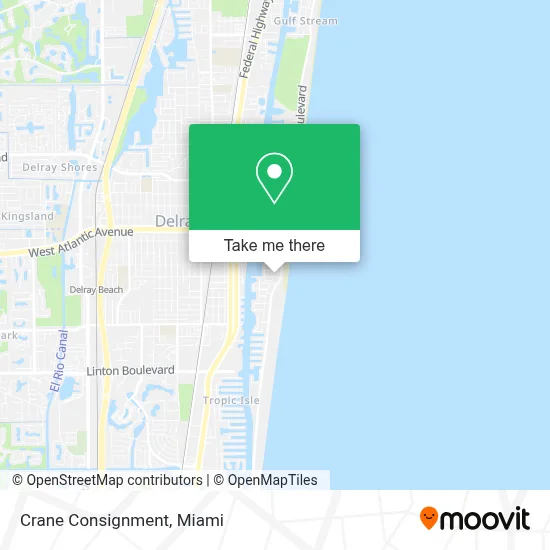 Crane Consignment map