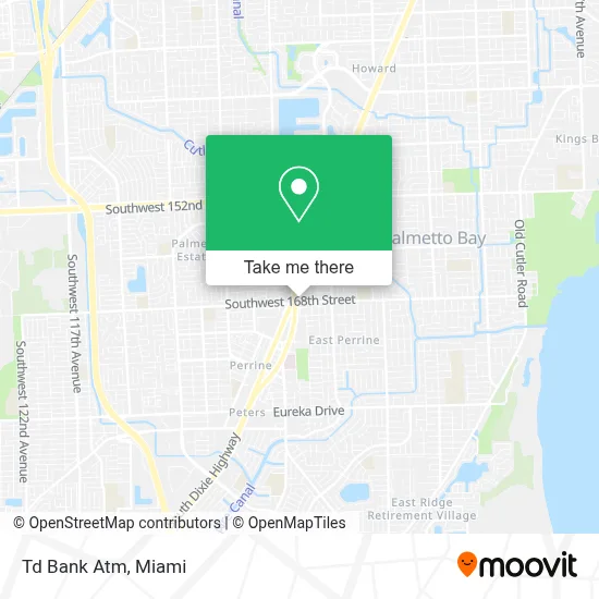 Td Bank Atm map