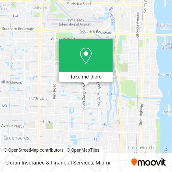 Duran Insurance & Financial Services map