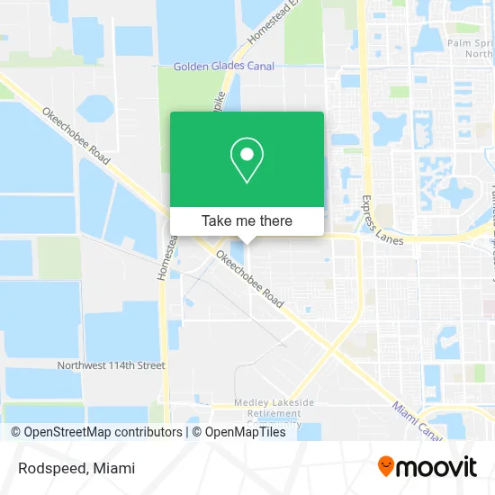 Rodspeed map