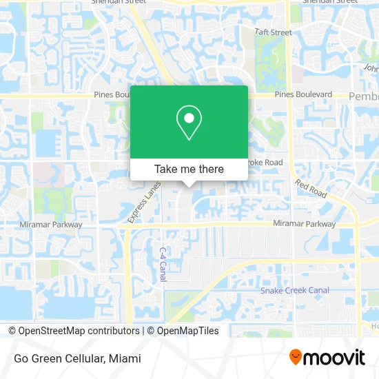 Go Green Cellular map