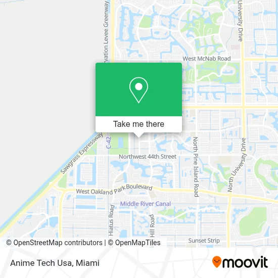 Anime Tech Usa map