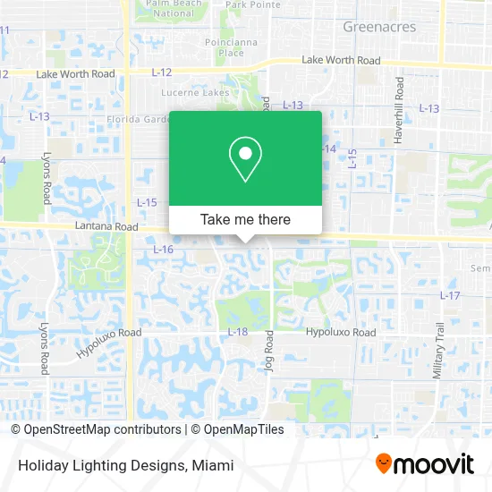Holiday Lighting Designs map