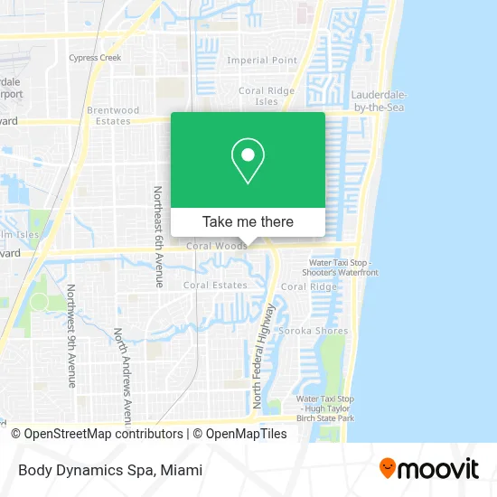 Body Dynamics Spa map