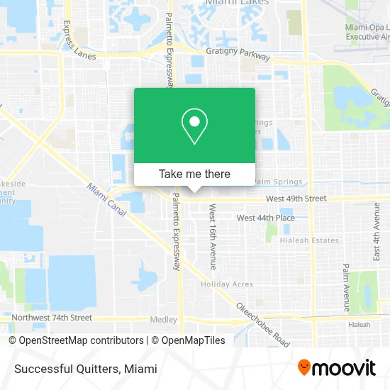 Successful Quitters map