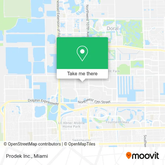 Prodek Inc. map