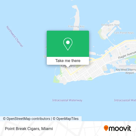 Point Break Cigars map