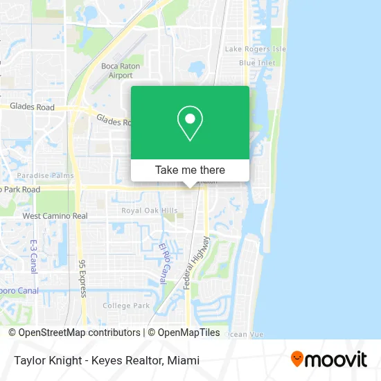 Taylor Knight - Keyes Realtor map
