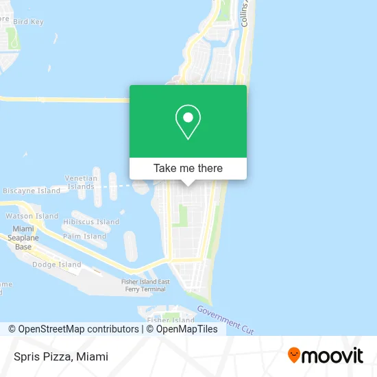 Spris Pizza map