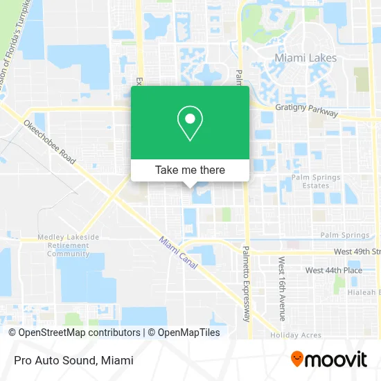 Pro Auto Sound map