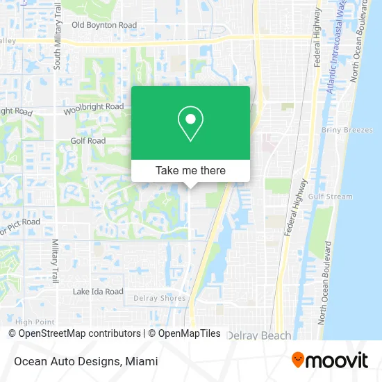 Ocean Auto Designs map