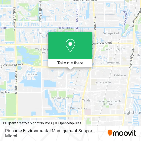 Pinnacle Environmental Management Support map