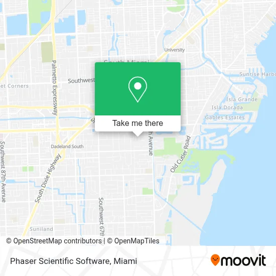Phaser Scientific Software map