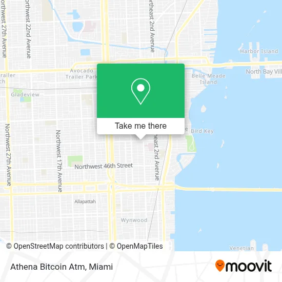 Athena Bitcoin Atm map