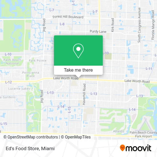 Ed's Food Store map
